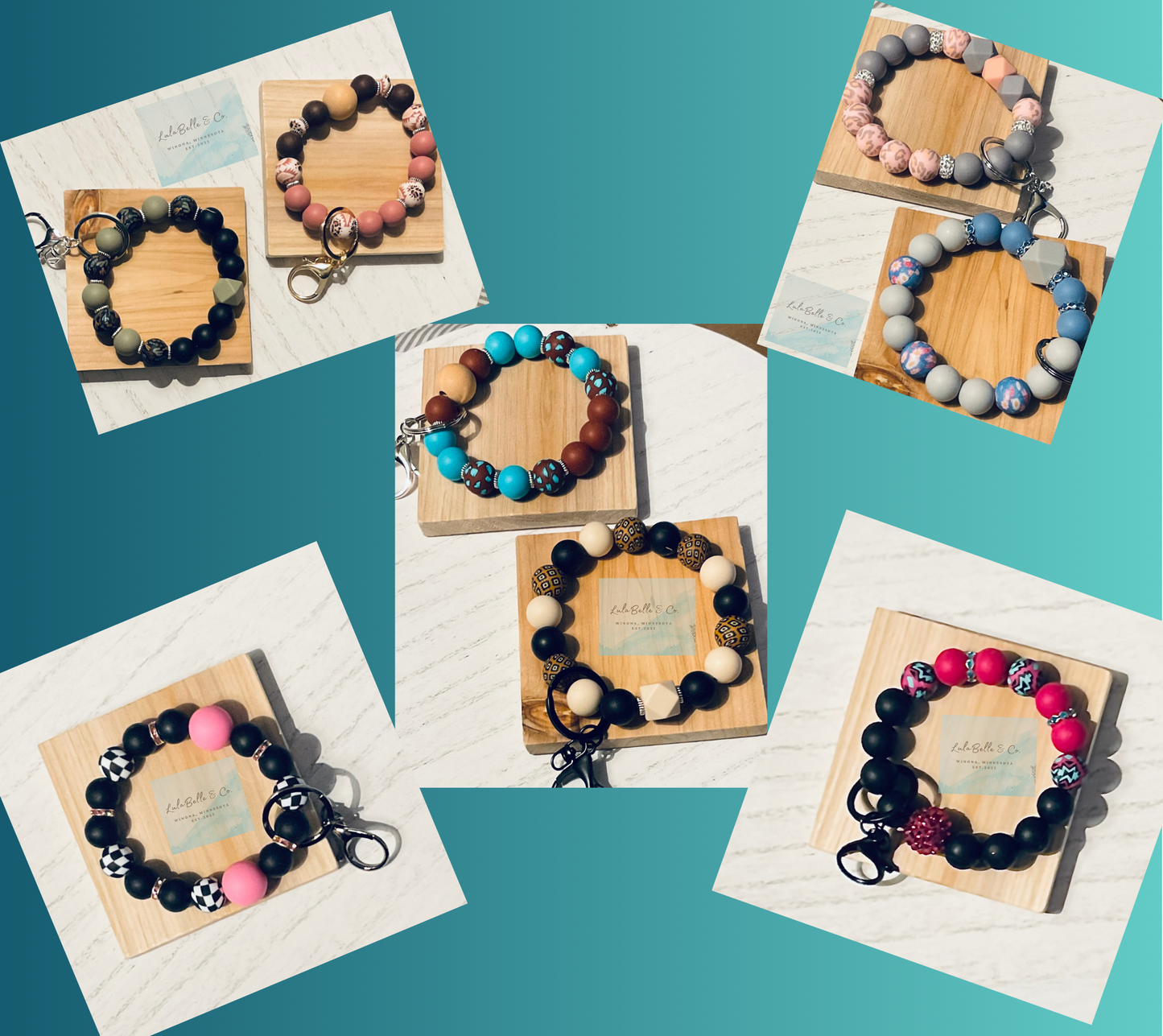 Silicone Beaded Wristlets